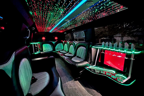 12-passenger limo rental